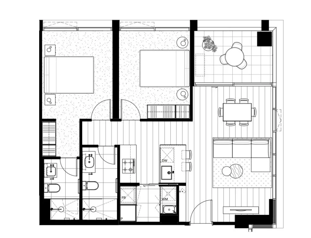 Domain House 1306 Floorplan
